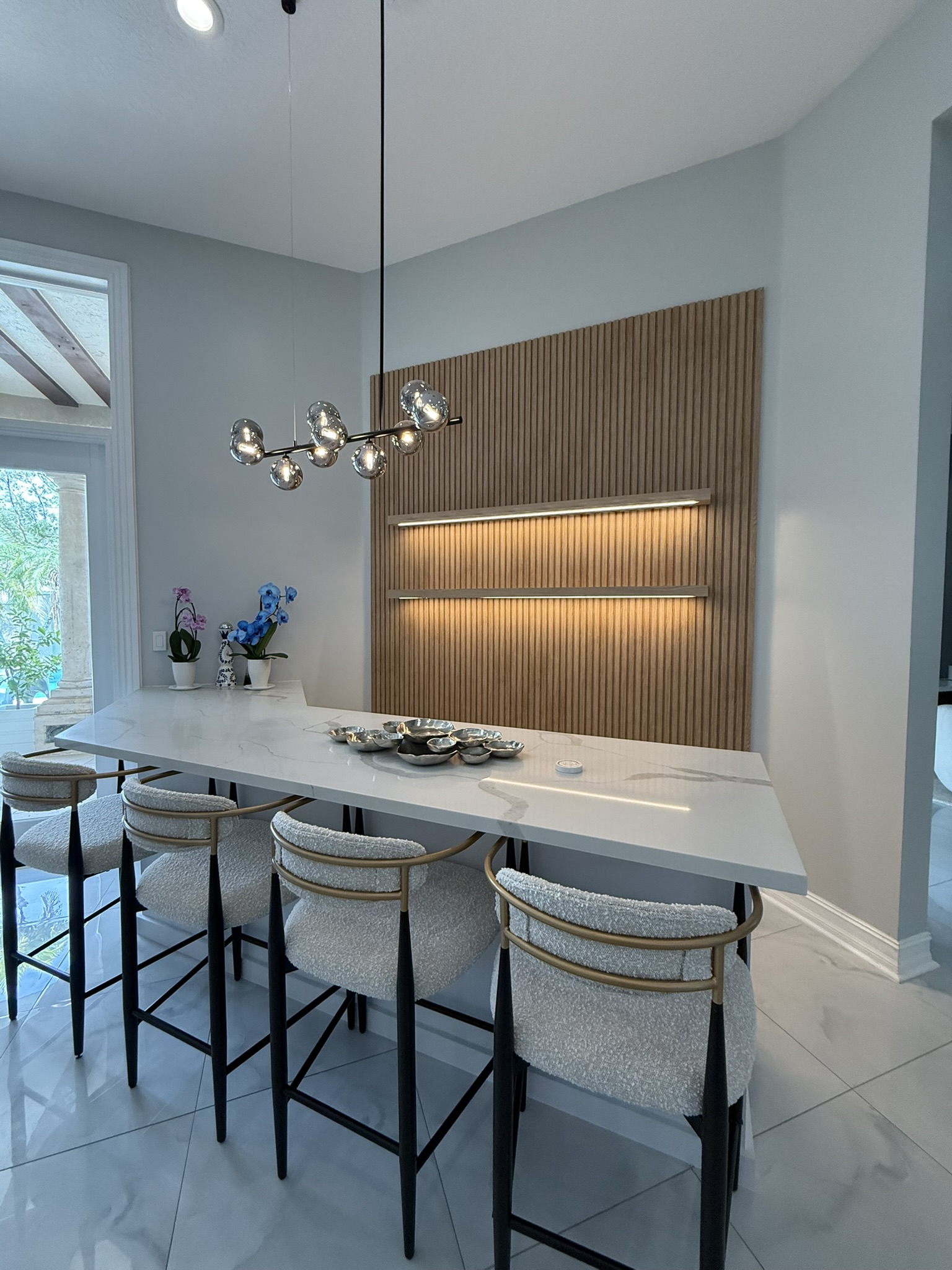 bar floating shelves