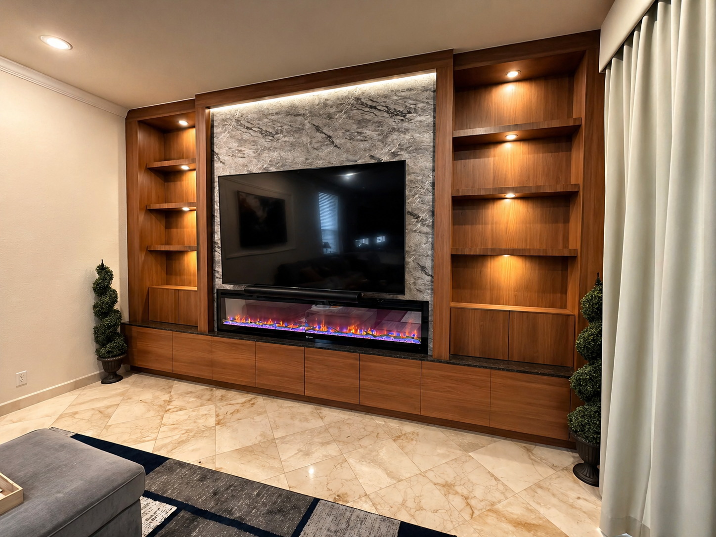 tv media wall miramar fl